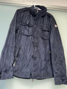 Navy Moncler Lez Field jacket size M (female)